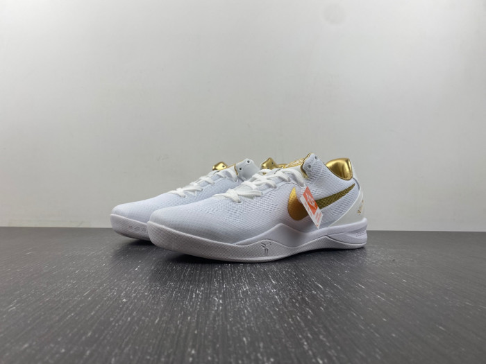 Nike Kobe 8 Protro White Gold FV6325-100