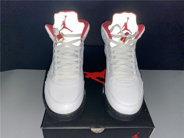AIR JORDAN 5 FIRE RED 3M SILVER TONGUE 2020 DA1911-102