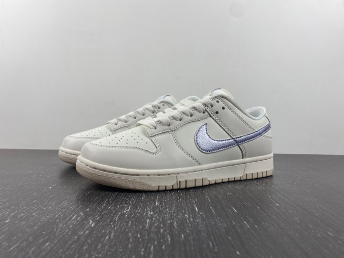 Nike Dunk Low Womens "Sail/Oxygen Purple" DX5930-100