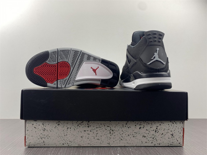 Air Jordan 4 Black Canvas DH7138-006