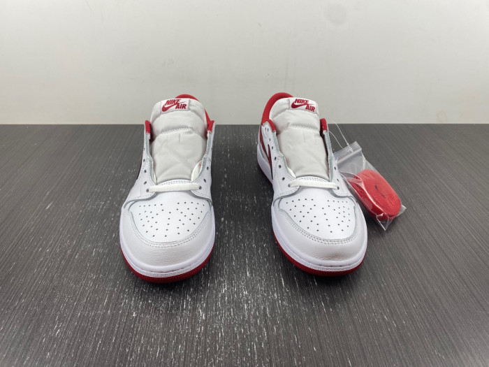 Jordan 1 Retro Low White Varsity Red - 705329-101