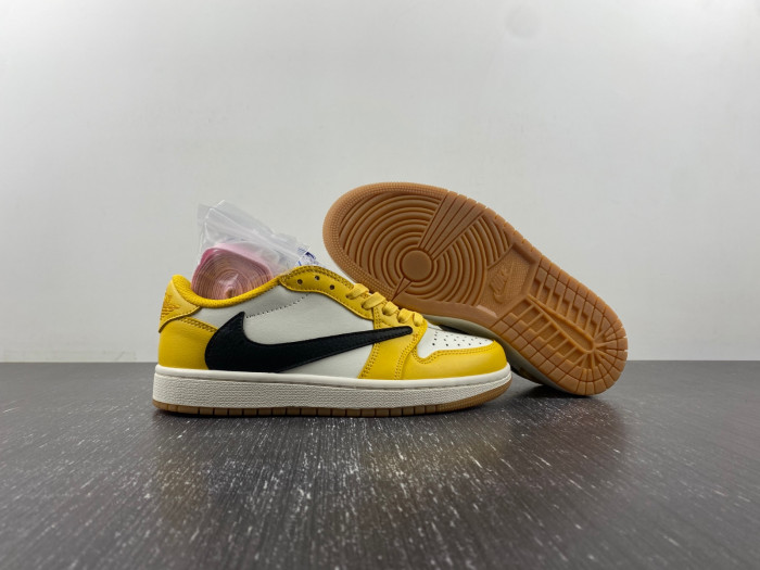 Travis Scott Air Jordan 1 Low OG Canary DZ4137-700