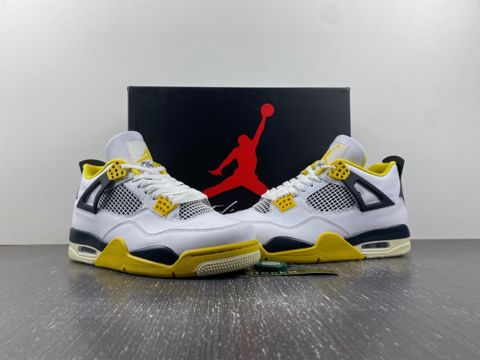 Air Jordan 4 Womens "Vivid Sulfur" AQ9129-101