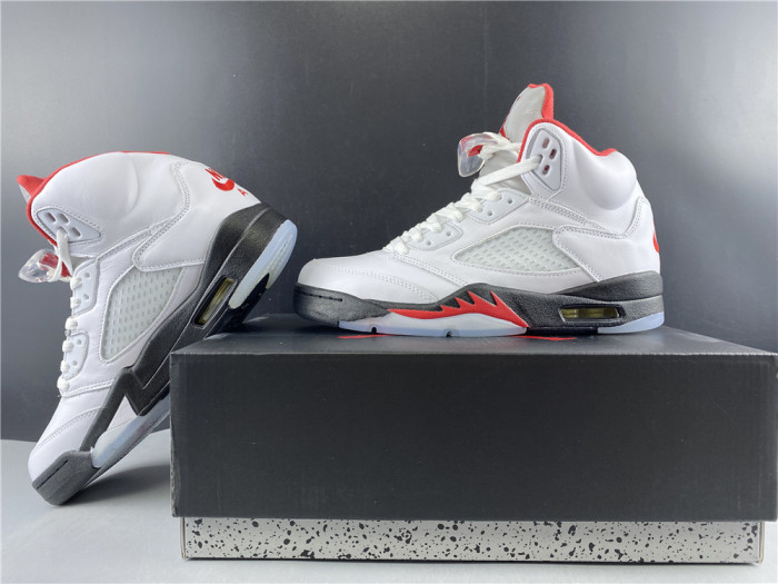 AIR JORDAN 5 FIRE RED 3M SILVER TONGUE 2020 DA1911-102