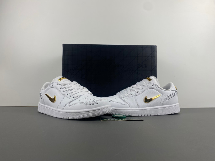 Air Jordan 1 Low Method Of Make "Sail/Gold" FN5032-100