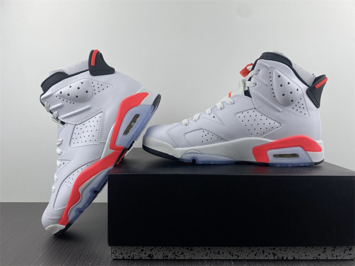 Nike Air Jordan 6 Retro White/Infrared 384664 123