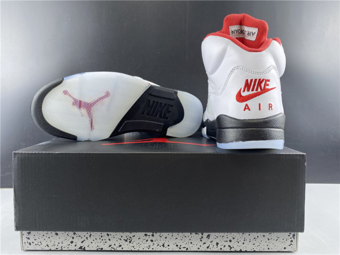 AIR JORDAN 5 FIRE RED 3M SILVER TONGUE 2020 DA1911-102