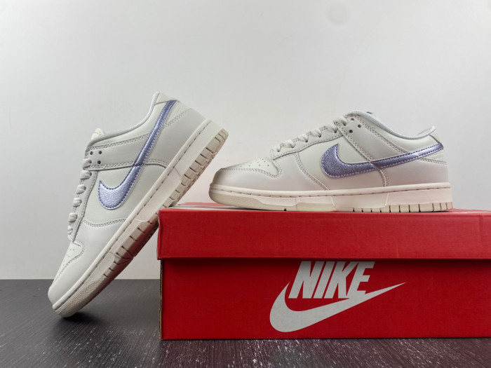 Nike Dunk Low Womens "Sail/Oxygen Purple" DX5930-100