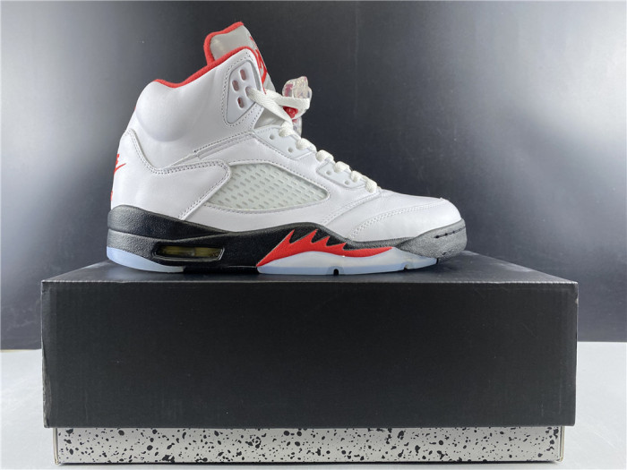 AIR JORDAN 5 FIRE RED 3M SILVER TONGUE 2020 DA1911-102