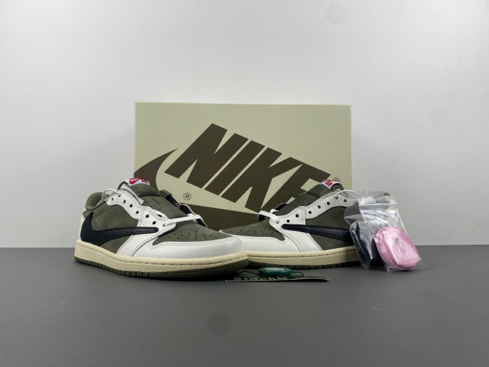 Travis Scott x Air Jordan 1 Low OG Olive DM7866-200