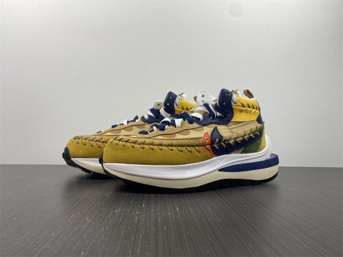 Nike x Sacai x Jean Paul Gaultier VaporWaffle Sesame Blue Void DH9186-200