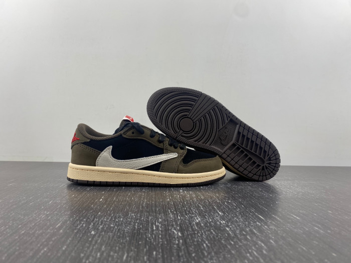 KIDS Travis Scott x Air Jordan 1 Low OG ''MOCHA'' - CQ4277-001
