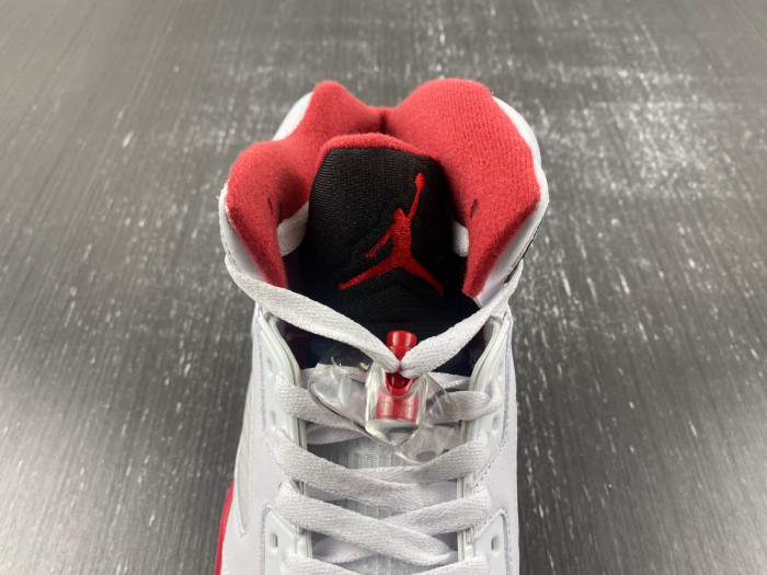 Air Jordan 5 Retro Fire Red Black Tongue 136027 120