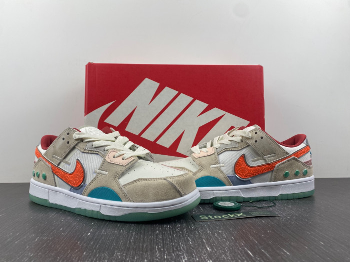 Nike Dunk Low Scrap Rush Orange DQ4975-181