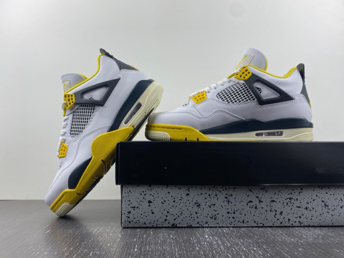 Air Jordan 4 Womens "Vivid Sulfur" AQ9129-101