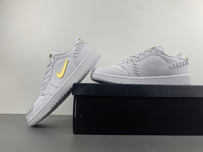 Air Jordan 1 Low Method Of Make "Sail/Gold" FN5032-100