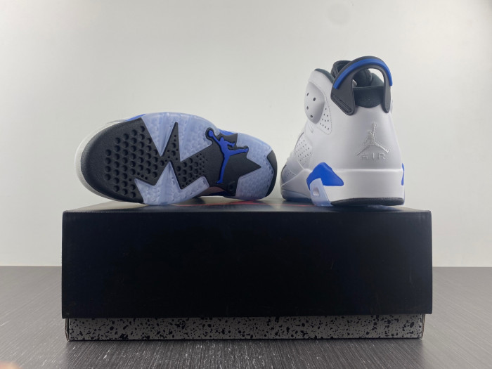 Jordan 6 Retro Sport Blue - 384664-107
