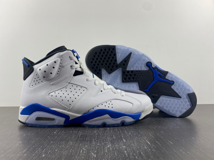 Jordan 6 Retro Sport Blue - 384664-107