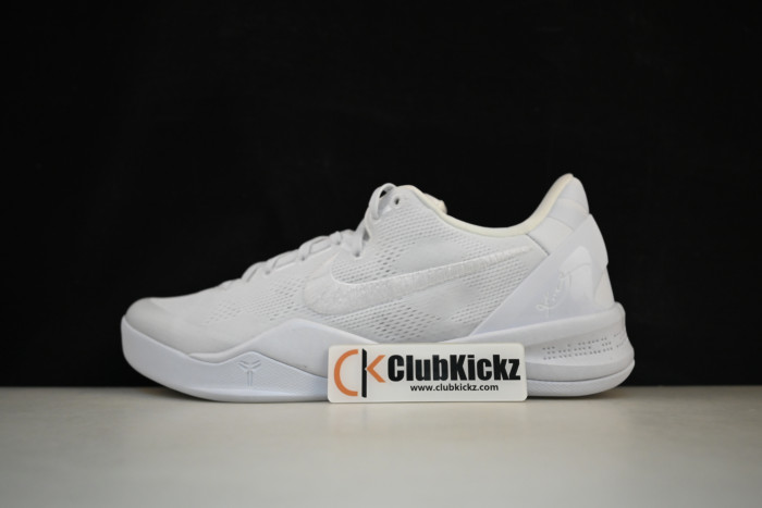 Nike Kobe 8 Protro Triple White FJ9364-100