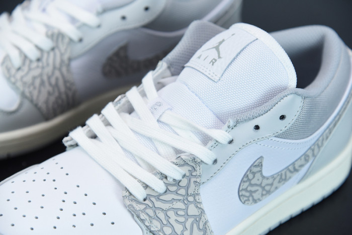 Air Jordan 1 Low PRM Smoke Grey Elephant DH4269-100