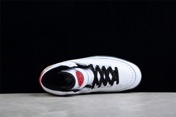OFW x Air Jordan 2 Low SP White Black DJ4375-101