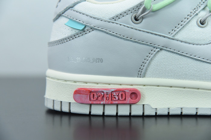 OFW x Nike SB Dunk Low “07 of 50” OW DM1602-108