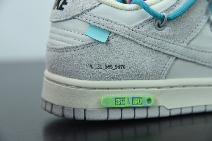 OFW Nike Dunk Low 36 Of 50 OW DJ0950-107