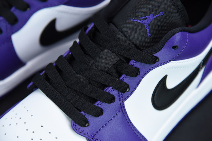 Air Jordan 1 Low Court Purple White 553558-500