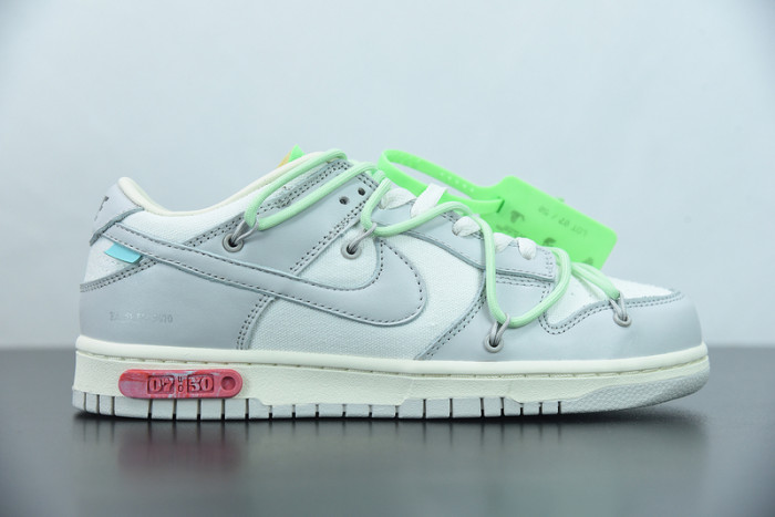 OFW x Nike SB Dunk Low “07 of 50” OW DM1602-108