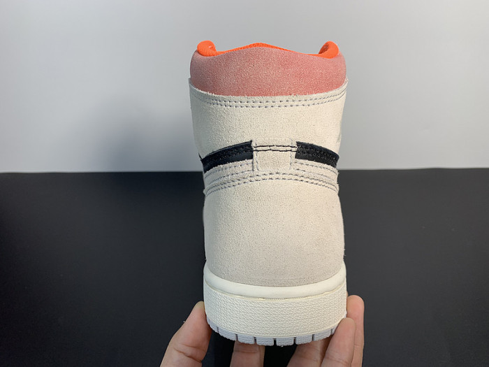 Air Jordan 1 Retro High Neutral Grey Hyper Crimson 555088-018