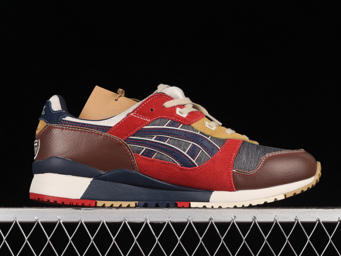 As*ic*s gel-lyte 3 x evisu ''red gray brown'' 1203a301-501