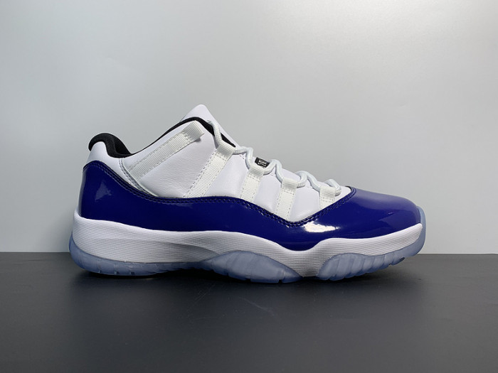 AIR JORDAN 11 RETRO LOW WHITE CONCORD AH7860-100