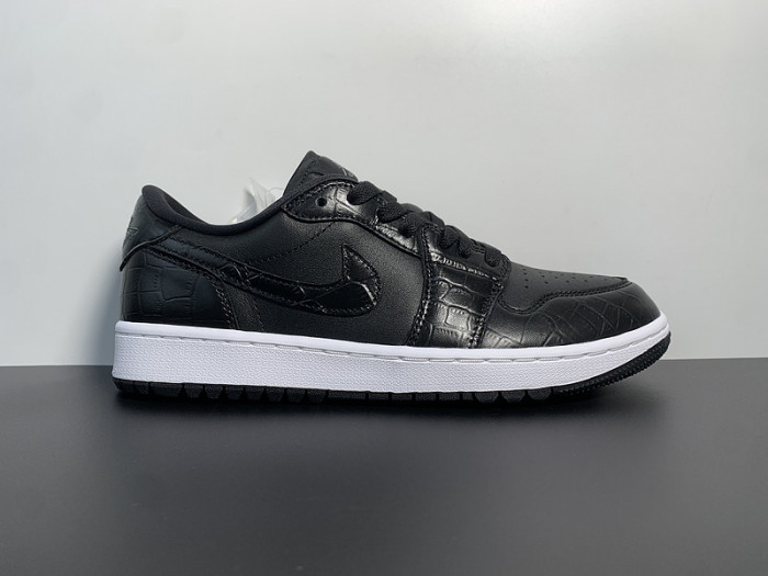 Air Jordan 1 Low Golf ''Black Crocodile'' - DD9315 003