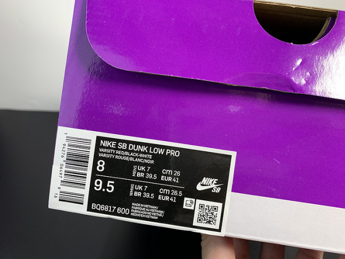 NIKE DUNK LOW CHICAGO BQ6817-600
