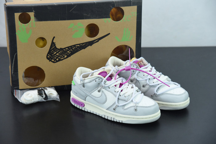 OFW x Nike SB Dunk Low “03 of 50” OW DM1602-118
