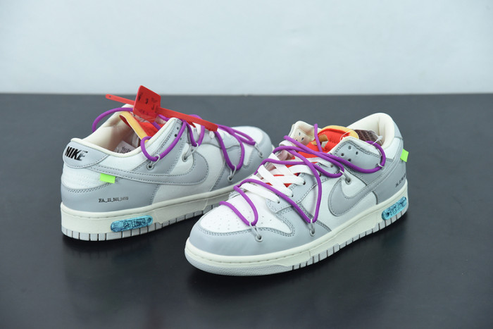 OFW x Nike SB Dunk Low “45 of 50” OW DM1602-101