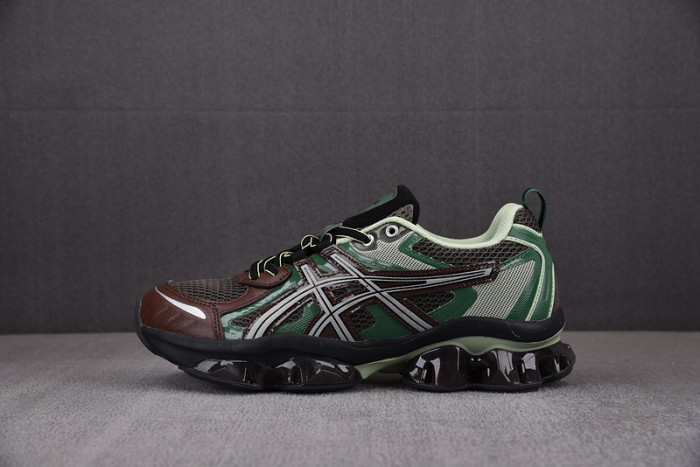 As*ic*s men gel-quantum kinetic dark sepia shamrock green 1203a270-251
