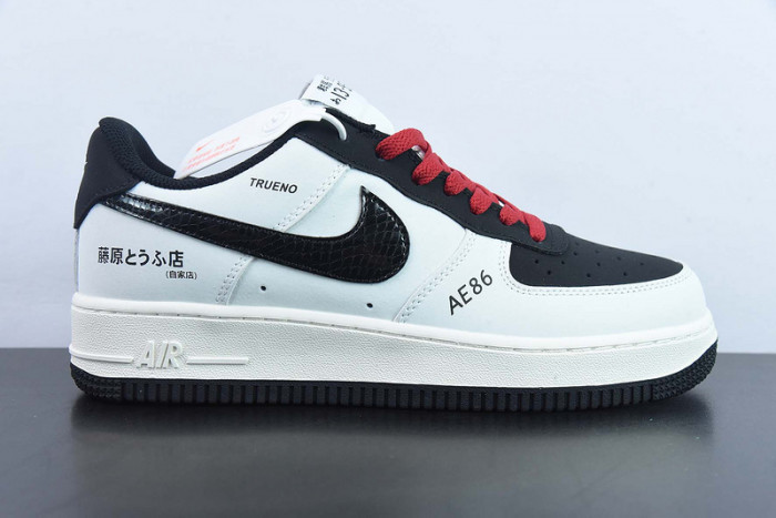 Nike Air Force 1 07 Low AE86 White Black Red AE1686-668