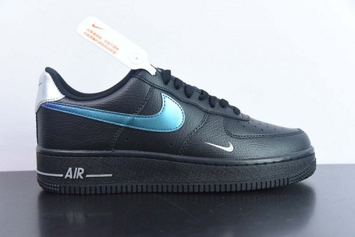 Nike Air Force 1 ''07 Low Black Blue Lightning - FD0654-001