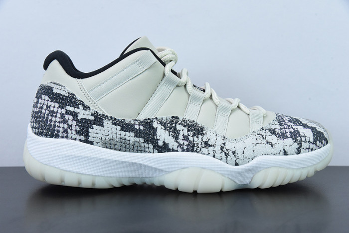 Air Jordan 11 Retro Low ''Light Bone Snakeskin'' CD6846-002