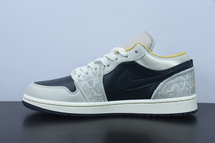 Air Jordan 1 Low Beaded Swoosh - DV1762-001