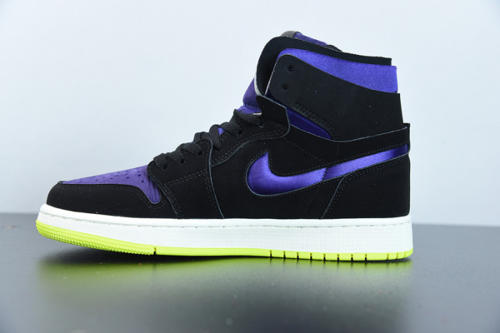 Air Jordan 1 High Zoom Air CMFT Black Court Purple Lemon Venom CT0979-001