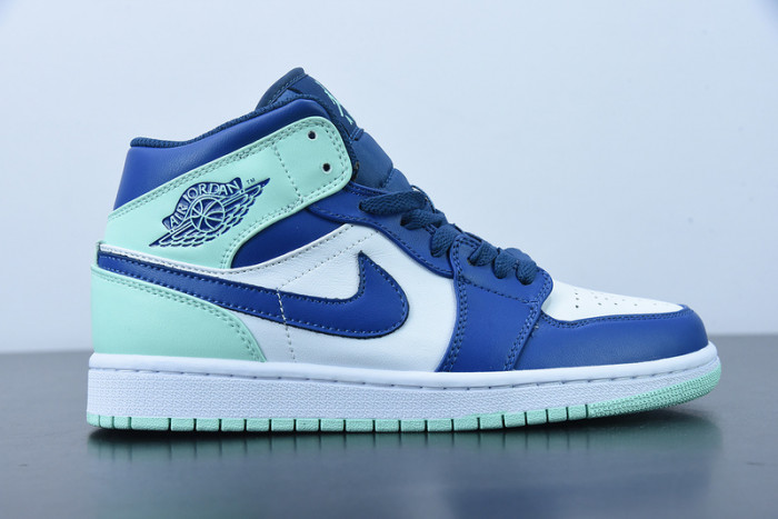 Air Jordan 1 Mid "Blue Mint" 554724-413
