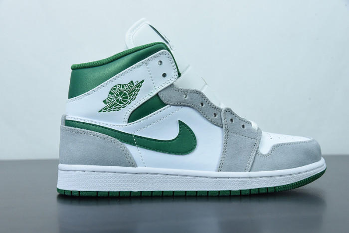 Air Jordan 1 Mid SE ''Grey Pine Green'' DC7294-103