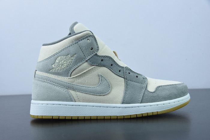 Air Jordan 1 Mid Coconut Milk Particle Grey DN4281-100