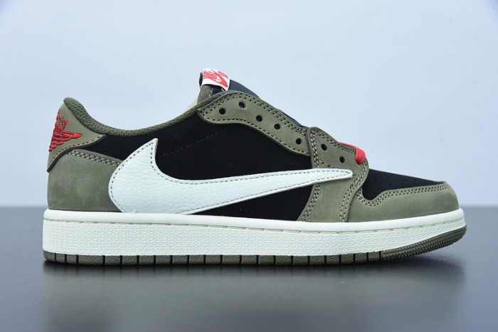 Travis Scott x Air Jordan 1 Low Dark Green CQ4277-008