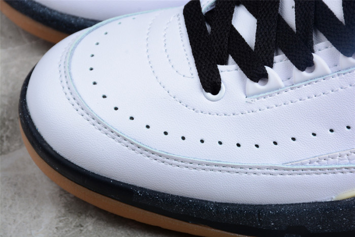 OFW x Air Jordan 2 Low SP White Black DJ4375-101