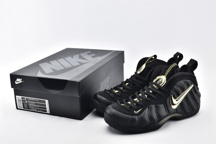 Nike Air Foamposite Pro Black Metallic Gold 624041-009