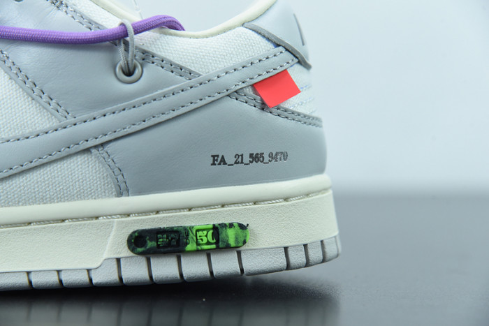OFW Nike Dunk Low 47 Of 50 OW DM1602-125