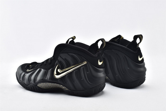 Nike Air Foamposite Pro Black Metallic Gold 624041-009
